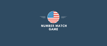 Number Match Game (US Flag) logo