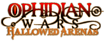 Ophidian Wars Hallowed Arenas logo