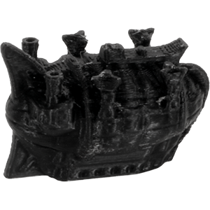 Ship, Air, Steampunk, Black Thumbnail