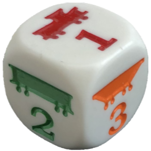 D6, Train, 18mm, White Thumbnail