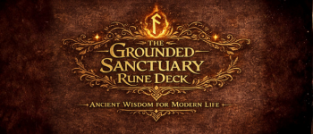 Grounded Fire Sanctuary Rune Deck logo