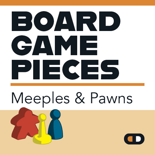 Board Game Pieces Meeples & Pawns