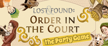 Lost & Found: Order in the Court – the Party Game logo