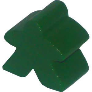 Meeple, Wood, Green Thumbnail
