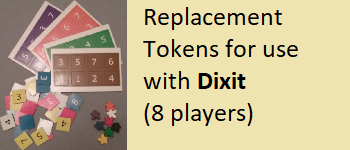 Dixit - 8 Player - Unofficial Expansion / Replacement Parts logo