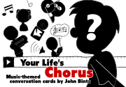 Ad for Your Life's Chorus: Music-themed conversation cards