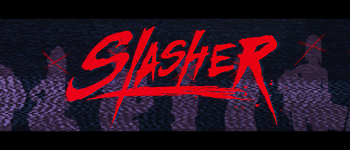 Slasher - the card game logo