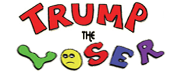 TRUMP THE LOSER logo