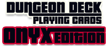 Dungeon Deck Playing Cards - Onyx Edition logo