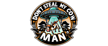 Dont Steal My Cow Man logo