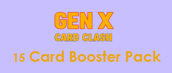 Gen X: Card Clash Booster Pack logo
