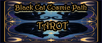 Black Cat Cosmic Path Tarot logo