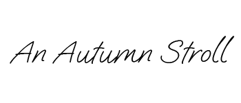 An Autumn Stroll logo