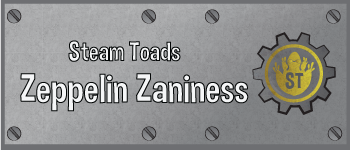 Steam Toads: Zeppelin Zaniness logo