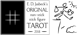E. D. Jasbeck's Original Non-stick Stick Figure Tarot logo