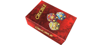 The Crucible Small Box - Archon Red logo