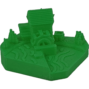 Water Mill, Green Thumbnail