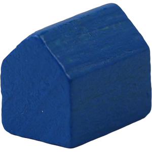 House, Wood, Blue Thumbnail