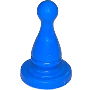 Bowling Pin, Small, Blue Thumbnail