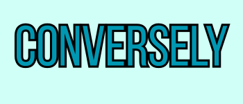 Conversely logo