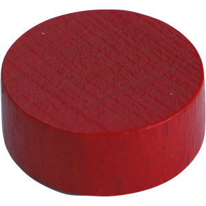 Disc, 15mm x 5mm, Red Thumbnail