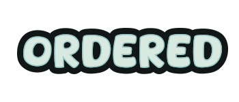 Ordered game mat logo