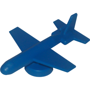 Airplane, Large, Blue Thumbnail