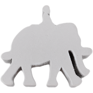 Elephant with Rider, Grey Thumbnail