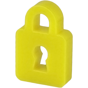 Padlock, Locked, Yellow Thumbnail