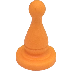 Bowling Pin, Small, Orange Thumbnail