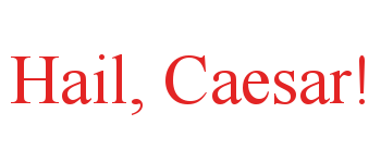 Hail, Caesar! logo