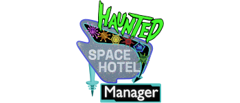 Haunted Space Hotel Manager logo