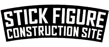 Stick Figure Construction Site logo