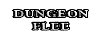 Dungeon Flee - card game logo