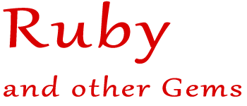 Ruby - and other Gems logo