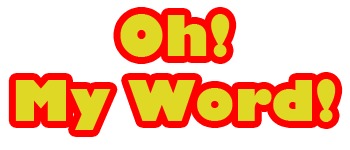 Oh! My Word! logo