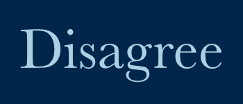 Disagree logo