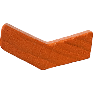 Chevron, 8mm, Orange Thumbnail