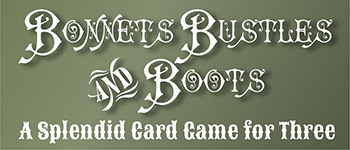 Bonnets, Bustles, and Boots logo