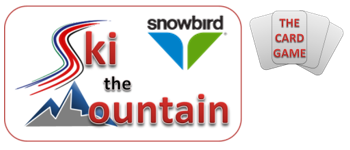 Ski the Mountain Card Game - Snowbird, USA logo