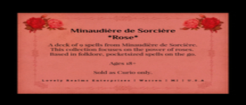 Minaudi&egrave;re de Sorci&egrave;re - Rose logo