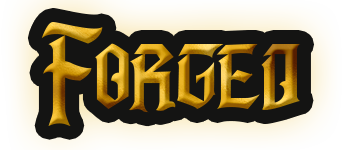 Forged logo