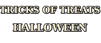 Tricks of Treats - Halloween logo