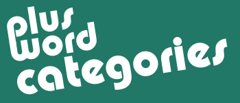Plus Word Categories logo