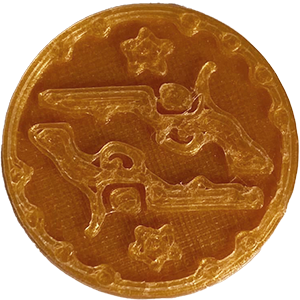 Old West Coin, Gold Thumbnail