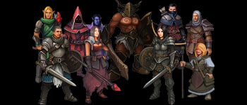 Dungeon Crawl Heroes logo