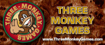 Monkey poker playing cards logo