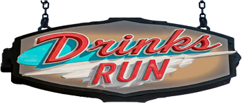 DRINKS RUN logo