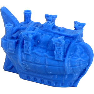 Ship, Air, Steampunk, Blue Thumbnail