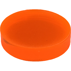Disc, 18mm x 3mm, Fluorescent Orange Thumbnail